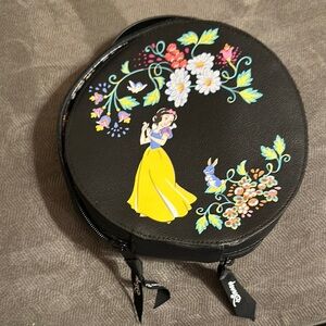 Disney x Vera Bradley Black Floral Cosmetic Bag